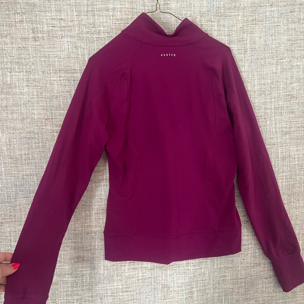 Oakley Women's Plum Full-Zip Athletic Jacket - Picture 3 of 3